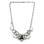 Load image into Gallery viewer, 925 Silver Mother of Pearl Necklace for Women | Statement Jewelry
