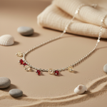 将图像加载到图库查看器中， 925 Silver Gemstone Dangle Necklace for Women | Daily Wear
