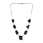 Load image into Gallery viewer, Silver Black Pearl Necklace for Women | Gemstone Jewelry Gift
