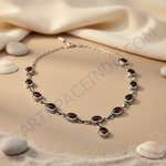 Load image into Gallery viewer, 925 Silver Garnet Gemstone Necklace for Women | Gift Jewelry
