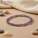 Load image into Gallery viewer, Amethyst Beaded Necklace | 925 Silver Clasp | Women&#39;s Jewelry
