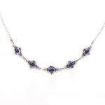 Load image into Gallery viewer, 925 Silver Amethyst Necklace for Women | Gemstone Jewelry
