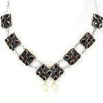 Load image into Gallery viewer, 925 Silver Garnet Gemstone Necklace for Women | Gift Jewelry
