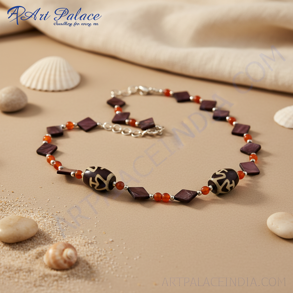 Beaded Necklace | Natural Stone Jewelry for Women | Gift