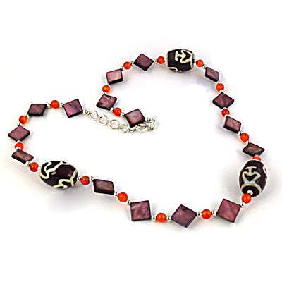 Beaded Necklace | Natural Stone Jewelry for Women | Gift