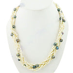 Load image into Gallery viewer, Pearl Multi-Strand Necklace for Women | Gemstone Jewelry
