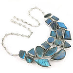 Load image into Gallery viewer, 925 Silver Labradorite Necklace for Women | Statement Jewelry
