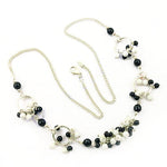 Load image into Gallery viewer, Silver Beaded Chain Necklace for Women | Fashion Jewelry
