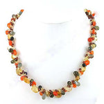 Load image into Gallery viewer, Gemstone Beaded Necklace | Colorful Semi-Precious Stone Jewelry
