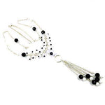 Load image into Gallery viewer, Silver Beaded Pendant Necklace for Women | Fashion Jewelry
