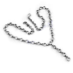 Load image into Gallery viewer, Silver Cubic Zirconia Necklace | Women's Y-Necklace | Gift
