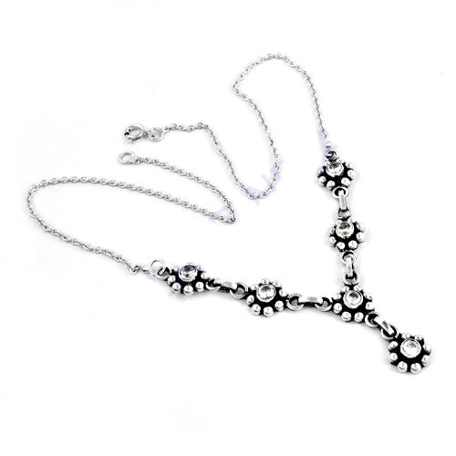 925 Sterling Silver Floral Necklace for Women | Gift Jewelry