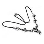Load image into Gallery viewer, 925 Silver Cubic Zirconia Necklace | Women's Floral Jewelry
