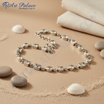 Load image into Gallery viewer, Silver Gemstone Chain Necklace for Women | Daily Wear Jewelry
