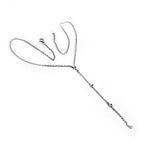 Load image into Gallery viewer, Silver Y-Necklace for Women | Dainty Chain Necklace Gift
