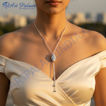 Load image into Gallery viewer, Silver Pendant Necklace with Cubic Zirconia | Women&#39;s Jewelry Gift
