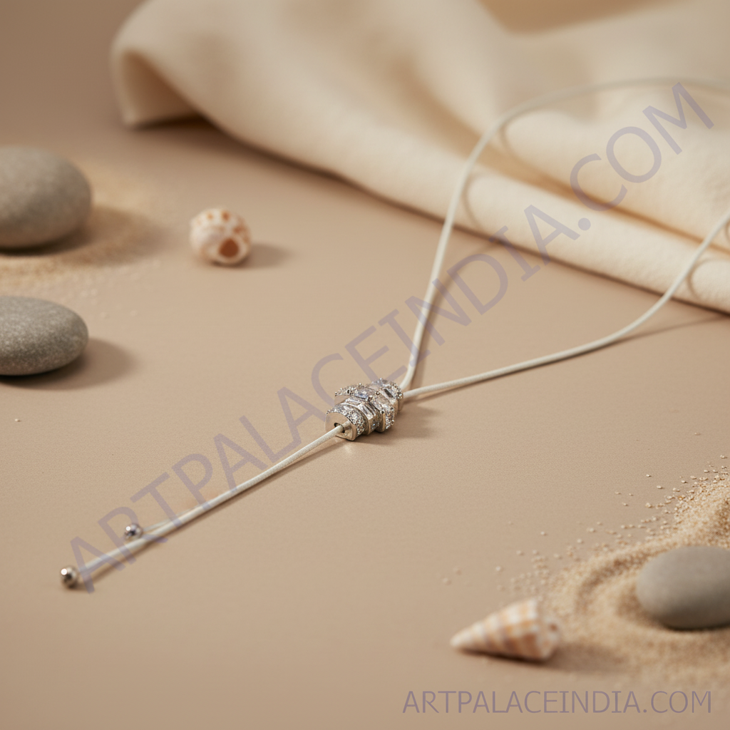 Silver Pendant Necklace with Cubic Zirconia | Women's Jewelry Gift