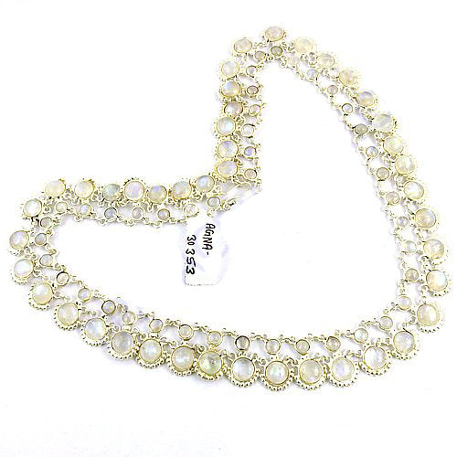 Mother of Pearl Necklace | 925 Silver | Statement Jewelry for Women