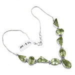Load image into Gallery viewer, 925 Silver Peridot Gemstone Necklace for Women | Gift Jewelry
