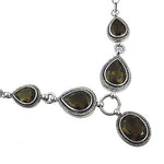 Load image into Gallery viewer, 925 Sterling Silver Smoky Quartz Necklace for Women
