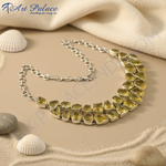 Load image into Gallery viewer, 925 Silver Citrine Gemstone Necklace | Women&#39;s Fashion Jewelry
