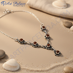 Load image into Gallery viewer, 925 Silver Carnelian Necklace for Women | Gemstone Jewelry
