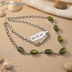 Load image into Gallery viewer, Silver Labradorite Necklace | Sterling Silver | Women&#39;s Jewelry
