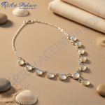 Load image into Gallery viewer, 925 Silver Moonstone Necklace for Women | Gemstone Jewelry

