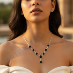 Load image into Gallery viewer, 925 Silver Citrine Gemstone Necklace for Women | Daily Wear
