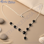 Load image into Gallery viewer, 925 Silver Citrine Gemstone Necklace for Women | Daily Wear
