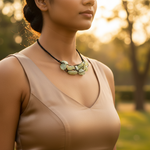 Load image into Gallery viewer, Jade Stone Beaded Necklace | Handmade Jewelry for Women
