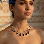 Load image into Gallery viewer, 925 Silver Citrine Gemstone Necklace | Women&#39;s Fashion Jewelry
