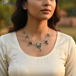 Load image into Gallery viewer, 925 Sterling Silver Gemstone Necklace for Women | Statement Jewelry
