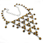 Load image into Gallery viewer, 925 Silver Tiger Eye Necklace for Women | Statement Jewelry
