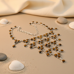 Load image into Gallery viewer, 925 Silver Tiger Eye Necklace for Women | Statement Jewelry
