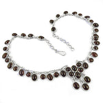 Load image into Gallery viewer, 925 Silver Garnet Necklace for Women | Gemstone Jewelry

