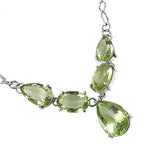 Load image into Gallery viewer, Silver Green Peridot Necklace | Women's Gemstone Jewelry
