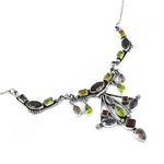 Load image into Gallery viewer, 925 Silver Gemstone Necklace for Women | Statement Jewelry
