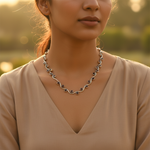 Load image into Gallery viewer, 925 Silver Garnet Gemstone Necklace | Women&#39;s Jewelry Gift
