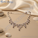 Load image into Gallery viewer, 925 Silver Gemstone Necklace for Women | Statement Jewelry
