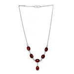 Load image into Gallery viewer, 925 Silver Carnelian Necklace for Women | Gemstone Jewelry

