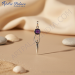 Load image into Gallery viewer, 925 Silver Amethyst Pendant for Women | Goddess Jewelry Gift
