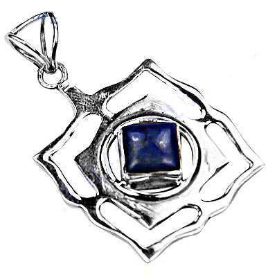925 Silver Lapis Lazuli Pendant for Women | Gemstone Necklace