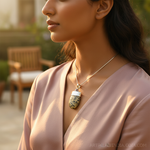 Load image into Gallery viewer, 925 Silver Dalmatian Jasper Pendant for Women | Gemstone Jewelry
