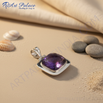 Load image into Gallery viewer, 925 Silver Amethyst Pendant for Women | Gemstone Jewelry
