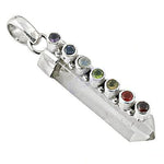 Load image into Gallery viewer, 925 Silver Chakra Gemstone Pendant for Women | Healing Jewelry

