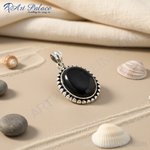 Load image into Gallery viewer, 925 Silver Black Onyx Pendant for Women | Gemstone Jewelry
