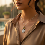 将图像加载到图库查看器中， 925 Silver Peridot Pendant for Women | Gemstone Jewelry Gift
