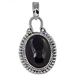 Load image into Gallery viewer, 925 Silver Onyx Pendant for Women | Daily Wear Jewelry

