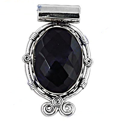 925 Silver Onyx Pendant for Women | Gemstone Jewelry Gift